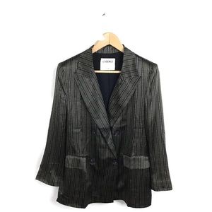L’agence Jacket Taryn Blazer Double Breasted Silk